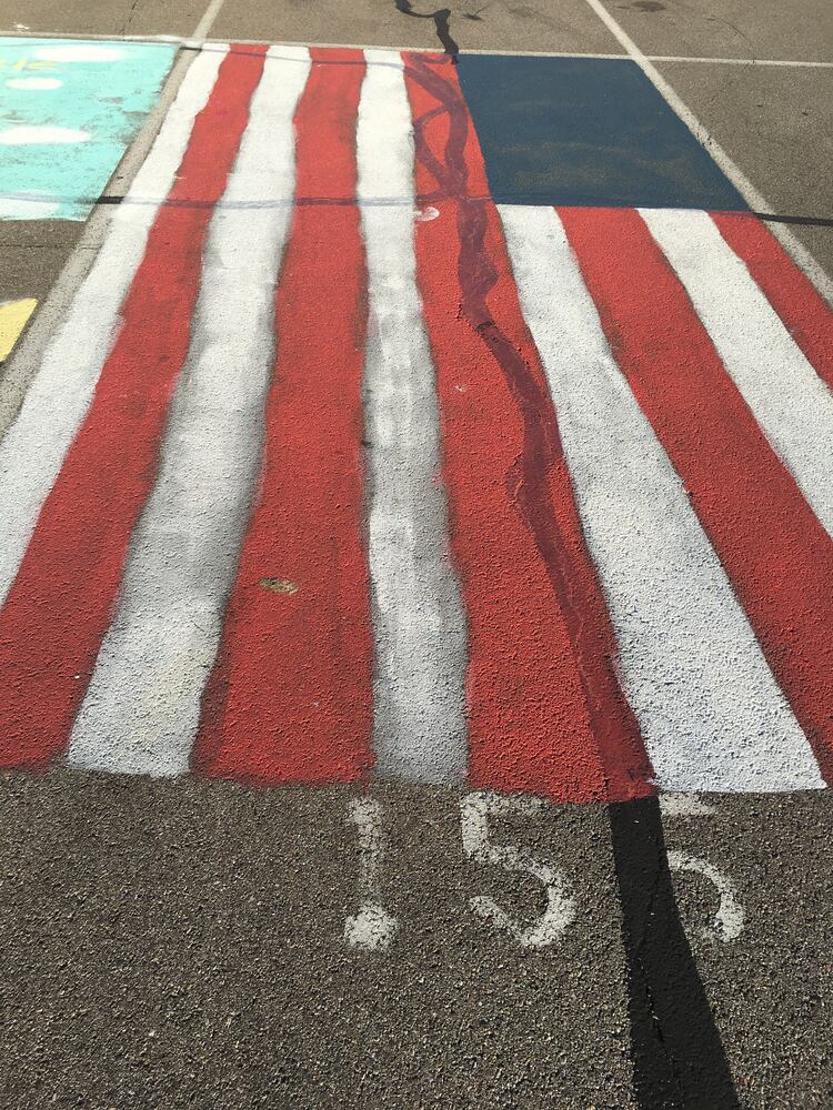Lakota West senior parking spaces