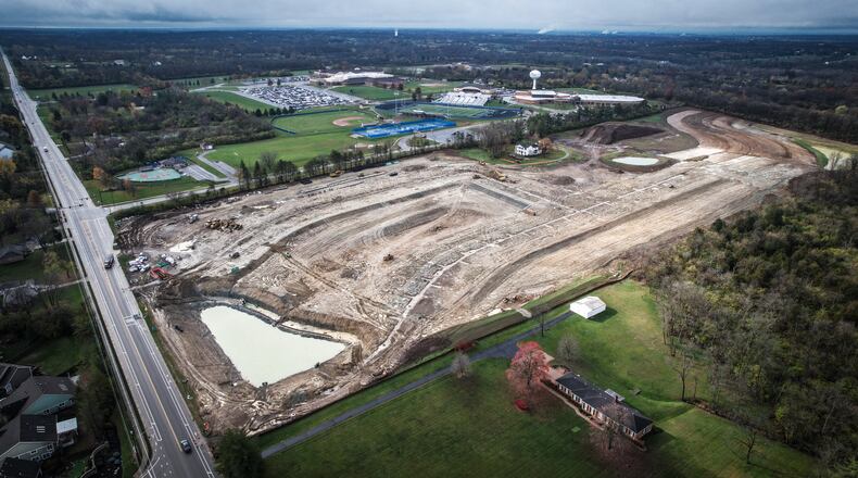 The first phase of a 75-home subdivision off of Ohio 741, left, south of downtown Springboro. Jim Noelker/Staff