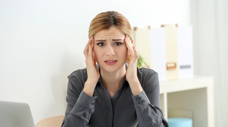 Visual disturbances and strange headaches can be symptoms of an aneurysm. CONTRIBUTED