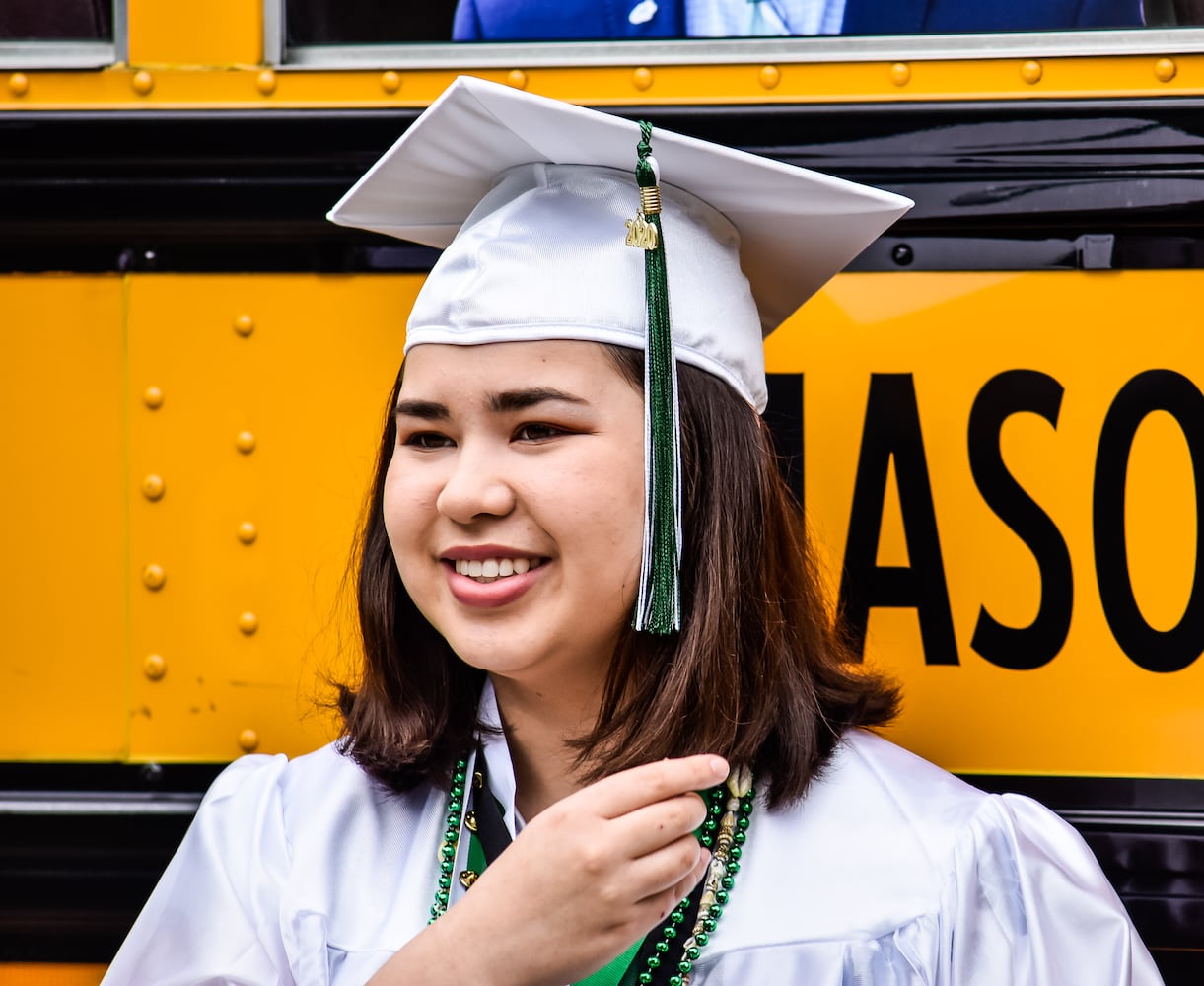 Mason graduates get diplomas delivered to their front door