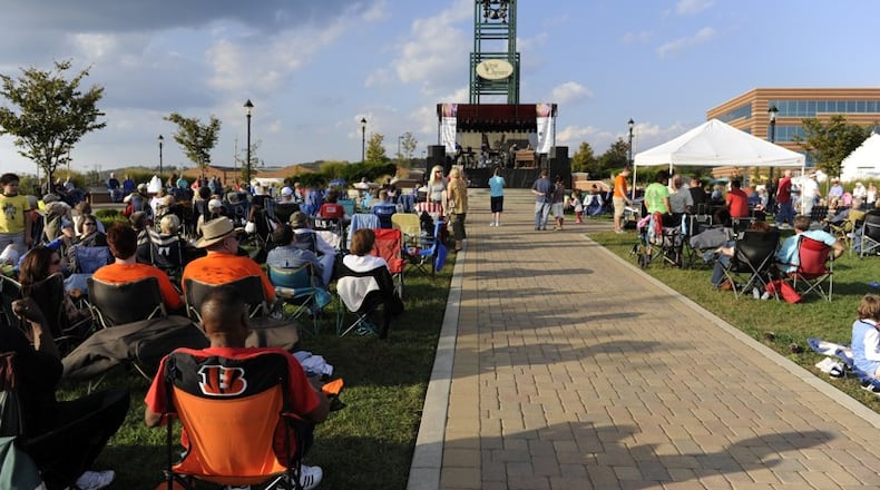 A past music and food festival at The Square @ Union Centre in West Chester Twp. STAFF FILE PHOTO
