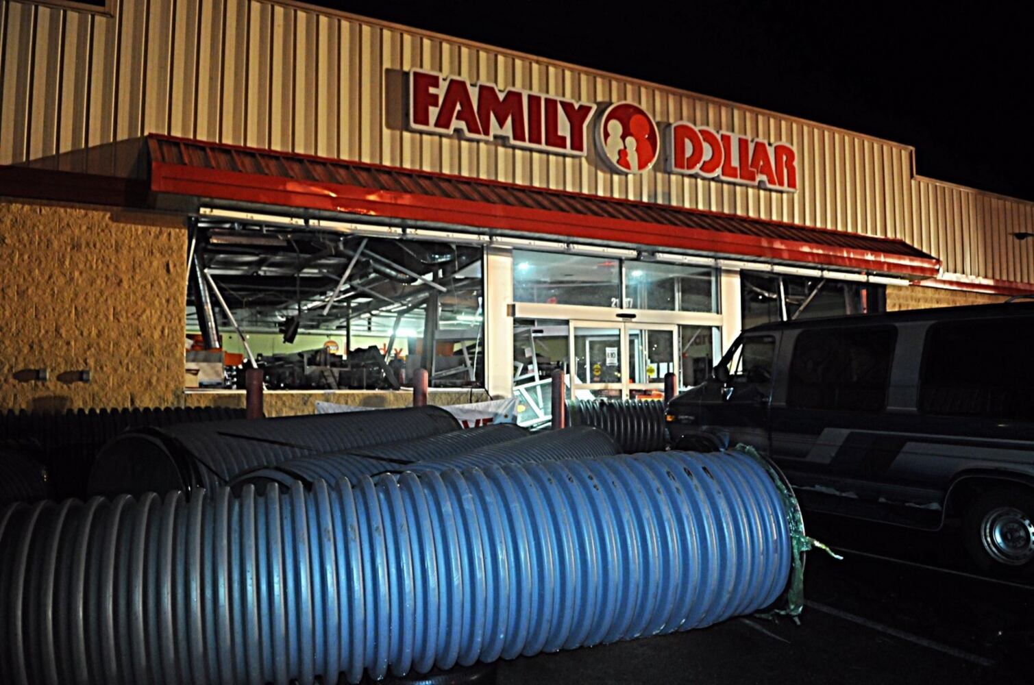 Damage in Park Layne