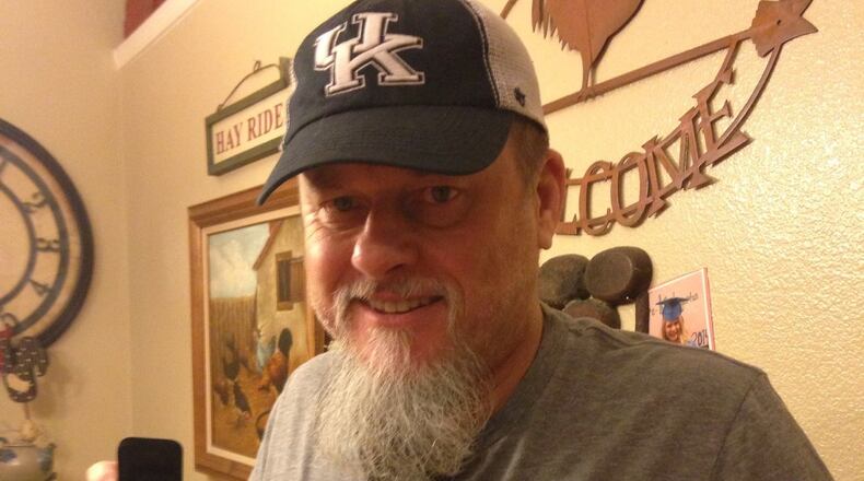 Dave Mills was reunited with his lost school ring after nearly 40 years thanks to the efforts of Gary Fishman and Chris Rhoden of the Ohio Detectorists Association, who found the ring during a metal detecting hunt near Corbin, Ky. CONTRIBUTED