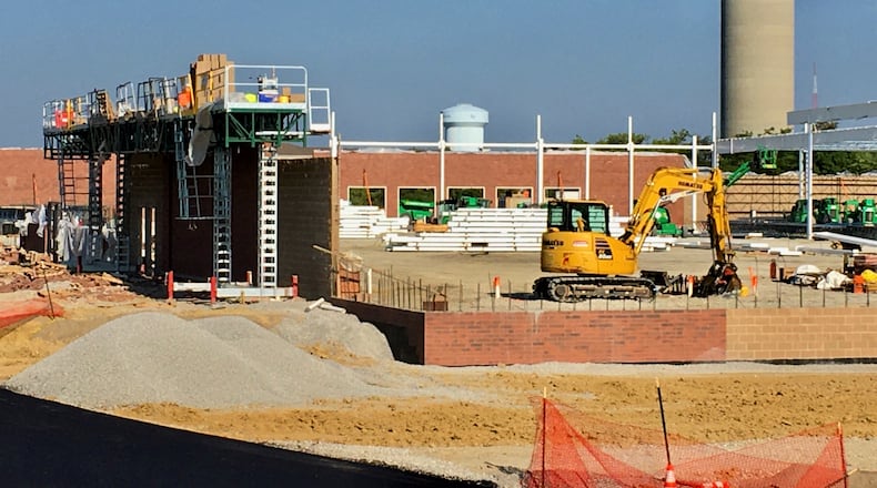 Butler County’s first Costco, located in Butler County’s Liberty Twp., opened in mid-November. It is seen here under construction over the summer of 2022. MICHAEL D.CLARK/STAFF
