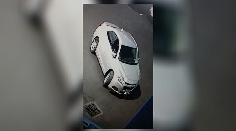 Suspect vehilce leaving Art’s Parts on Oxford State Road after a shot was fired SUBMITTED