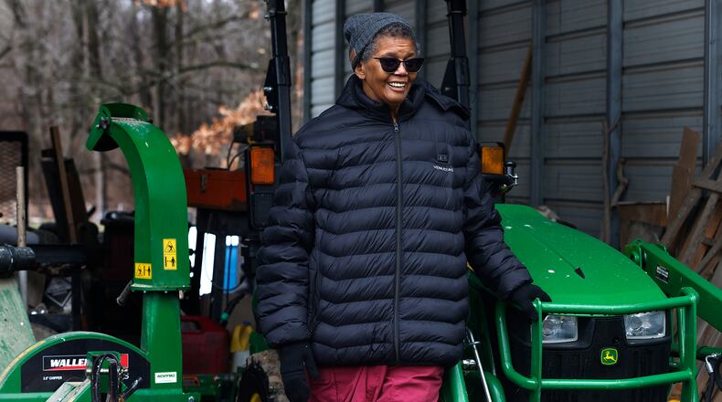 Riverside farmer Sharifa Tomlinson. MARSHALL GORBY\STAFF