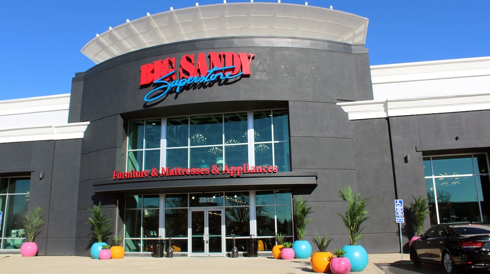 Butler County’s first Big Sandy Superstore has opened its doors in Fairfield Twp. at 3312 Princeton Road, taking over the former Esporta Fitness. SUE KIESEWETTER/CONTRIBUTED