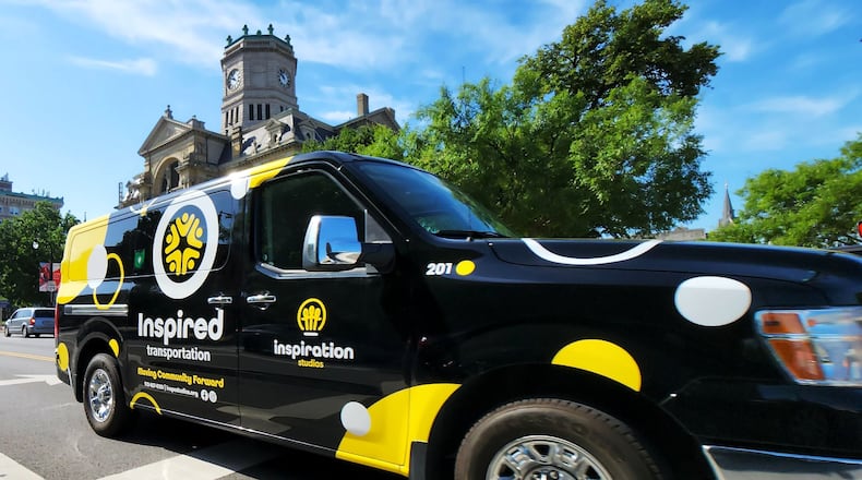 Inspiration Studio, the parent organization of InsideOut Studio, has created a transportation program for participants of the art studio. They have purchased three vehicles to transport their clients to and from the studio for arts and other programming. NICK GRAHAM/STAFF