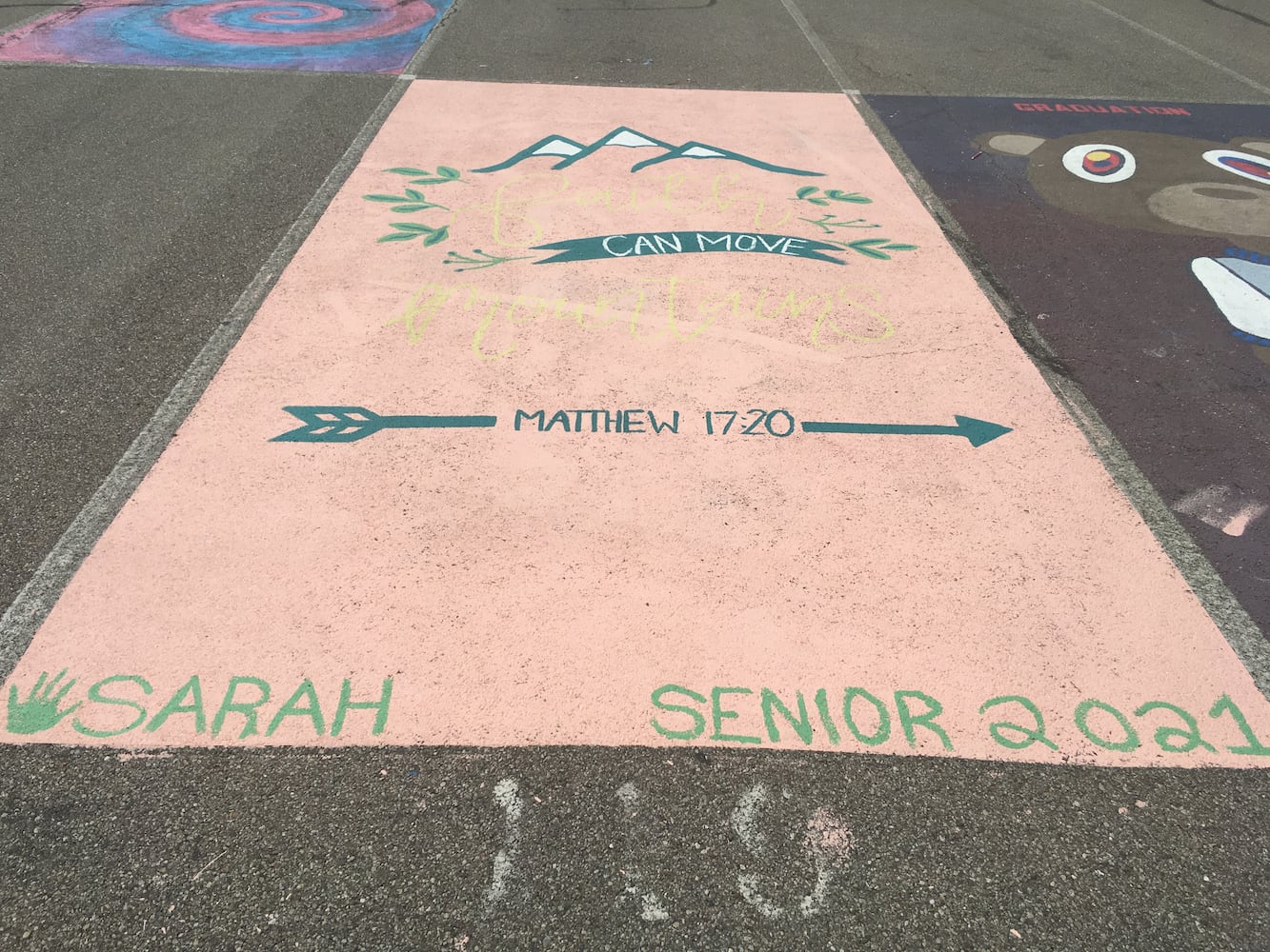 Lakota West High School parking lot spaces