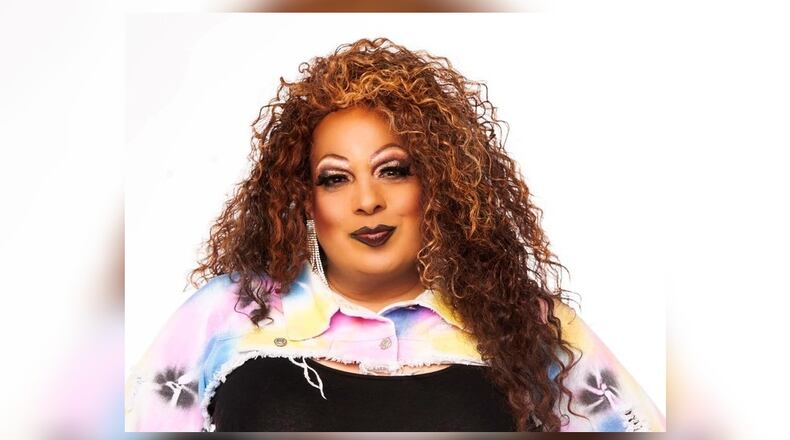 Michael Cottrell, a drag queen and community activist a.k.a. Brooklyn Steele-Tate, will serve as the host of the drag show at the Fitton Center this weekend. CONTRIBUTED
