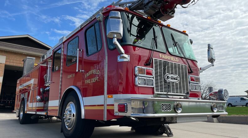 The city of Fairfield is looking to spend its $4.465 million in ARPA funds on various projects, including replacing Quint 32 from Station 32 on Dixie Highway. MICHAEL D. PITMAN/STAFF