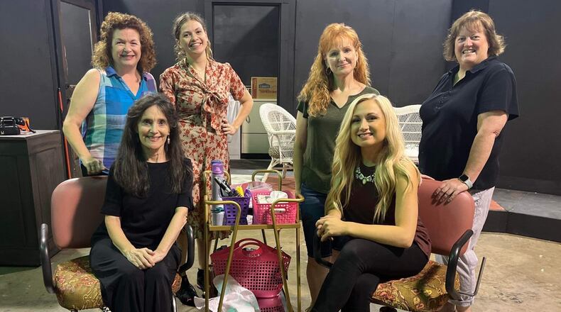 "Steel Magnolias" will be performed by Greater Hamilton Civic Theatre this weekend. Pictured here is the cast in its rehearsal space. CONTRIBUTED