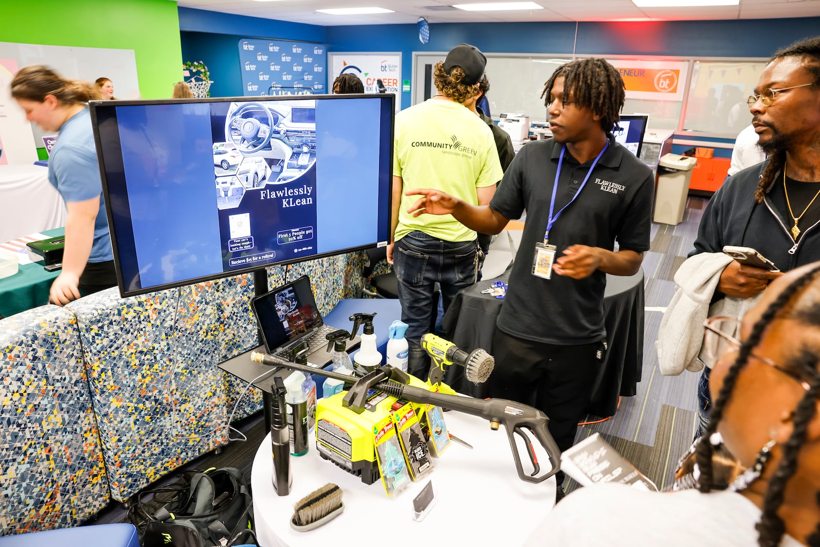 Butler Tech celebrated their 50th anniversary with an event for students to showcase their talents, business ideas and more Thursday, May 1, 2025. NICK GRAHAM/STAFF