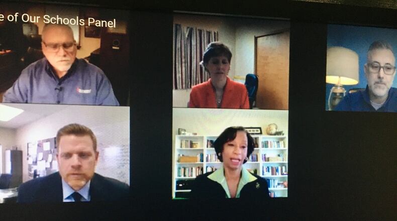 The annual West Chester Liberty Chamber Alliance State of the Schools event was forced online this year due to the coronavirus and the pandemic also dominated the discussion. Local school and university leaders say they are worried about the long-term impact on career and learning opportunities for lower income and minority families. (Photo By Michael D. Clark\Journal-News)