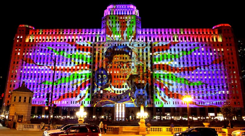 More than 1.3 million people visited the Blink lights experience in Cincinnati in 2019. The event didn't happen in 2020 and 2021 and is returning this year for a four-day event period. CONTRIBUTED