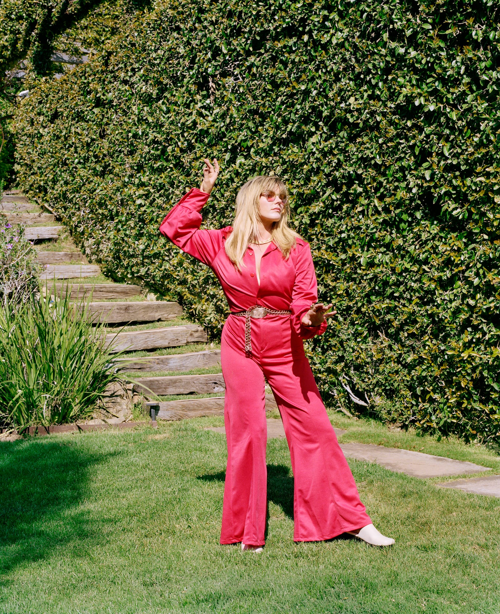 Grace Potter at home in Topanga, Calif., on May 20, 2025. The Grace Potter and the Nocturnals frontwoman will be headlining the second day of the Whimmydiddle music festival on Sept. 6 at the RiversEdge Amphitheater in Hamilton. (Molly Matalon/The New York Times)
                      