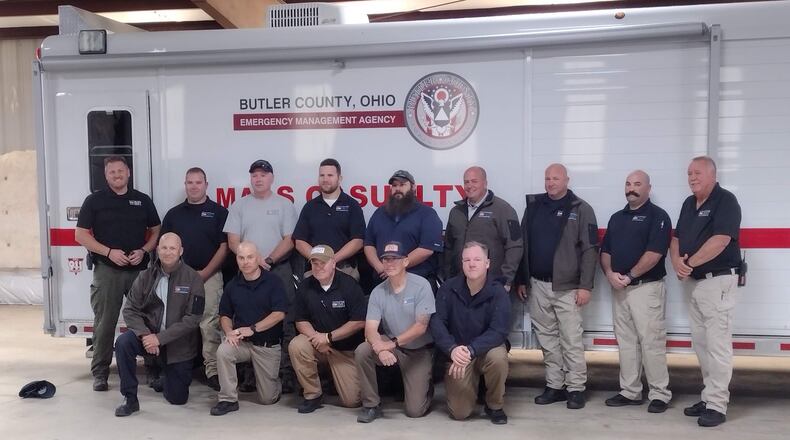 A team of emergency responders from 11 Butler County agencies have been deployed through the Butler County Emergency Management Agency to help stage rescue efforts when Hurricane Ian hits Florida. CONTRIBUTED