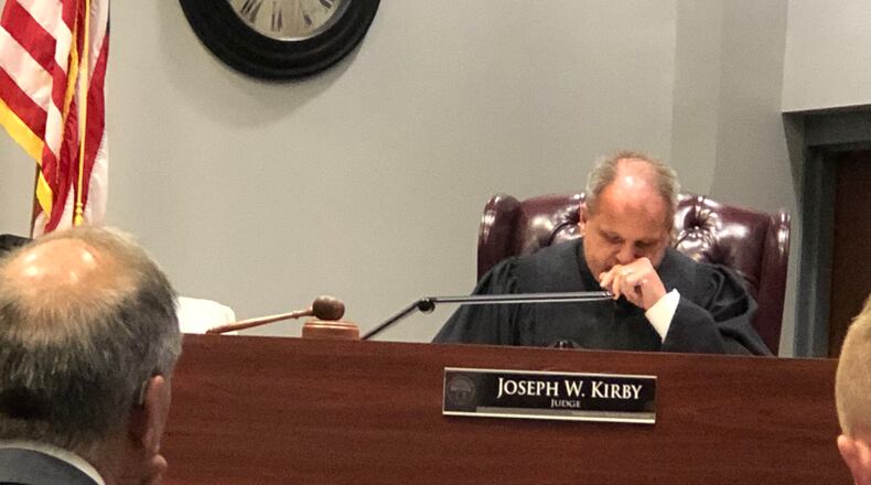 Judge Joe Kirby ruled a 15-year-old Warren County boy caused panic at Springboro High School on Aug. 30. STAFF/LAWRENCE BUDD