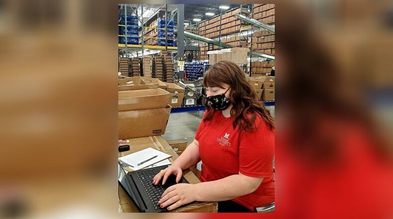 Anna Kiep will receive her four-year degree from Miami University Hamilton later this month but what she won't get is a college tuition bill of more than $20,000. That's how much Kiep estimates the new Miami Work Plus program has saved her while giving her work world experience. She is the first to graduate from the experimental program. (Provided Photo\Journal-News)