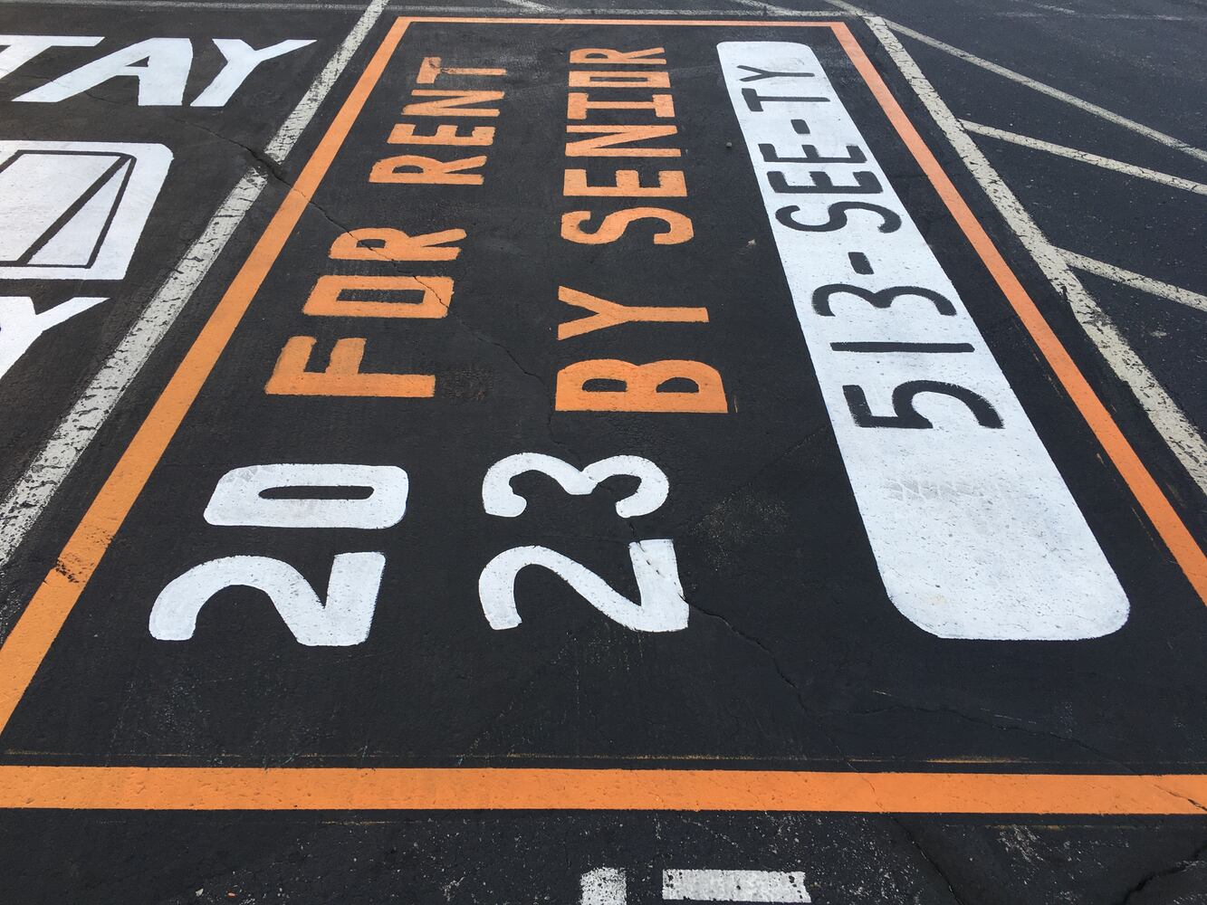 Ross senior parking lot spaces