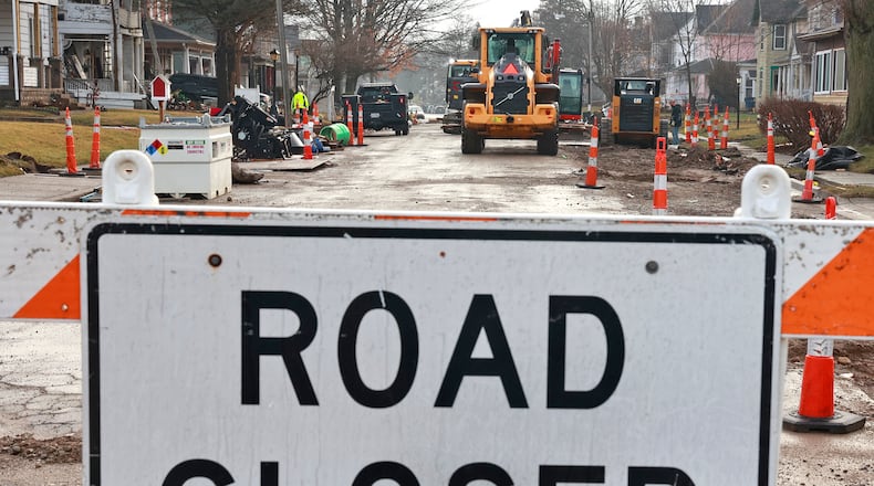 Ohio 744 will be closed east of Paullin Drive to replace a culvert at the route’s 8.74-mile marker. The road will be closed through Friday. BILL LACKEY/STAFF