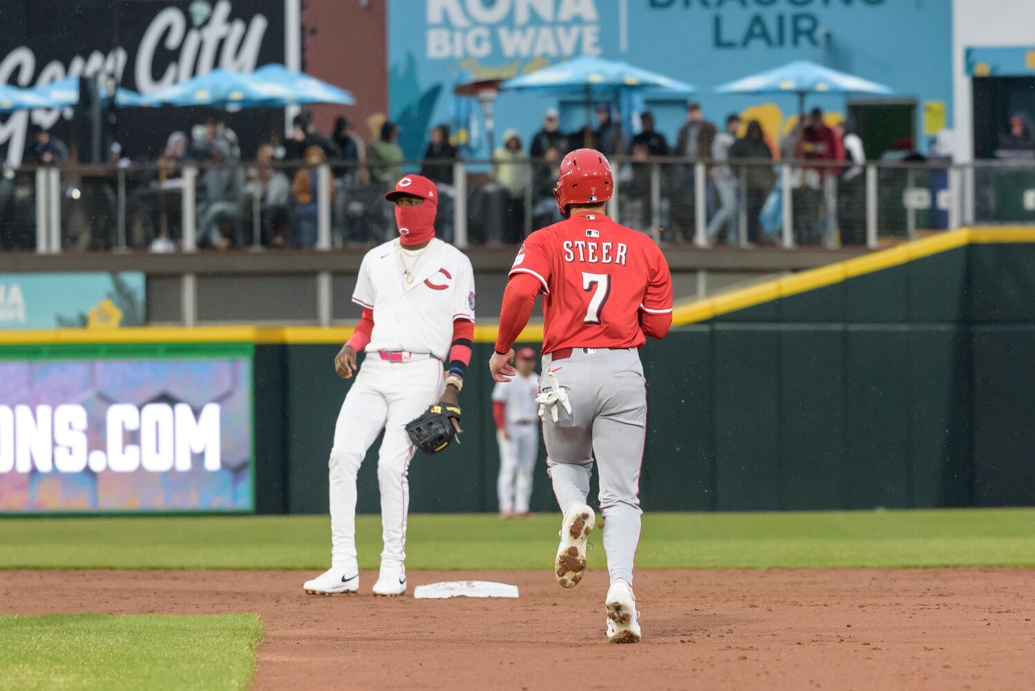 PHOTOS: Cincinnati Reds vs. Reds Top Prospects at Day Air Ballpark