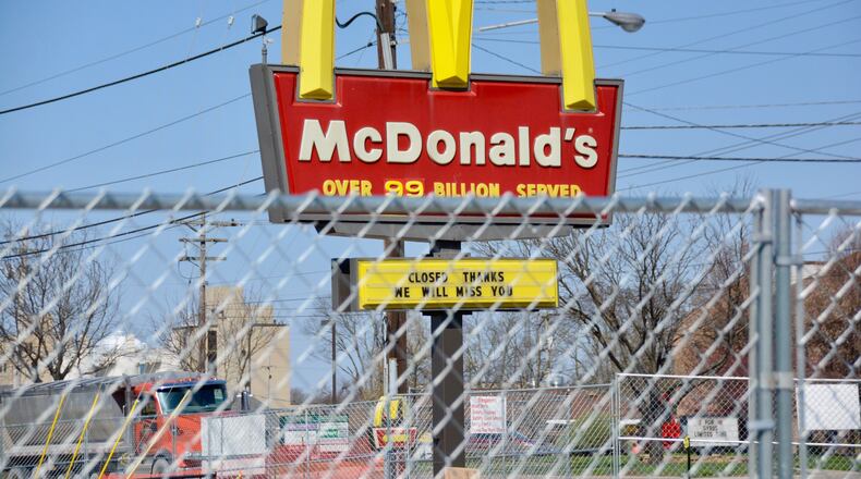 McDonald’s on Nilles Road in Fairfield was razed on Wednesday, April 4, and Thursday, April 5, 2018. The fast-food restaurant will be rebuilt and incorporate more modern features and technology.