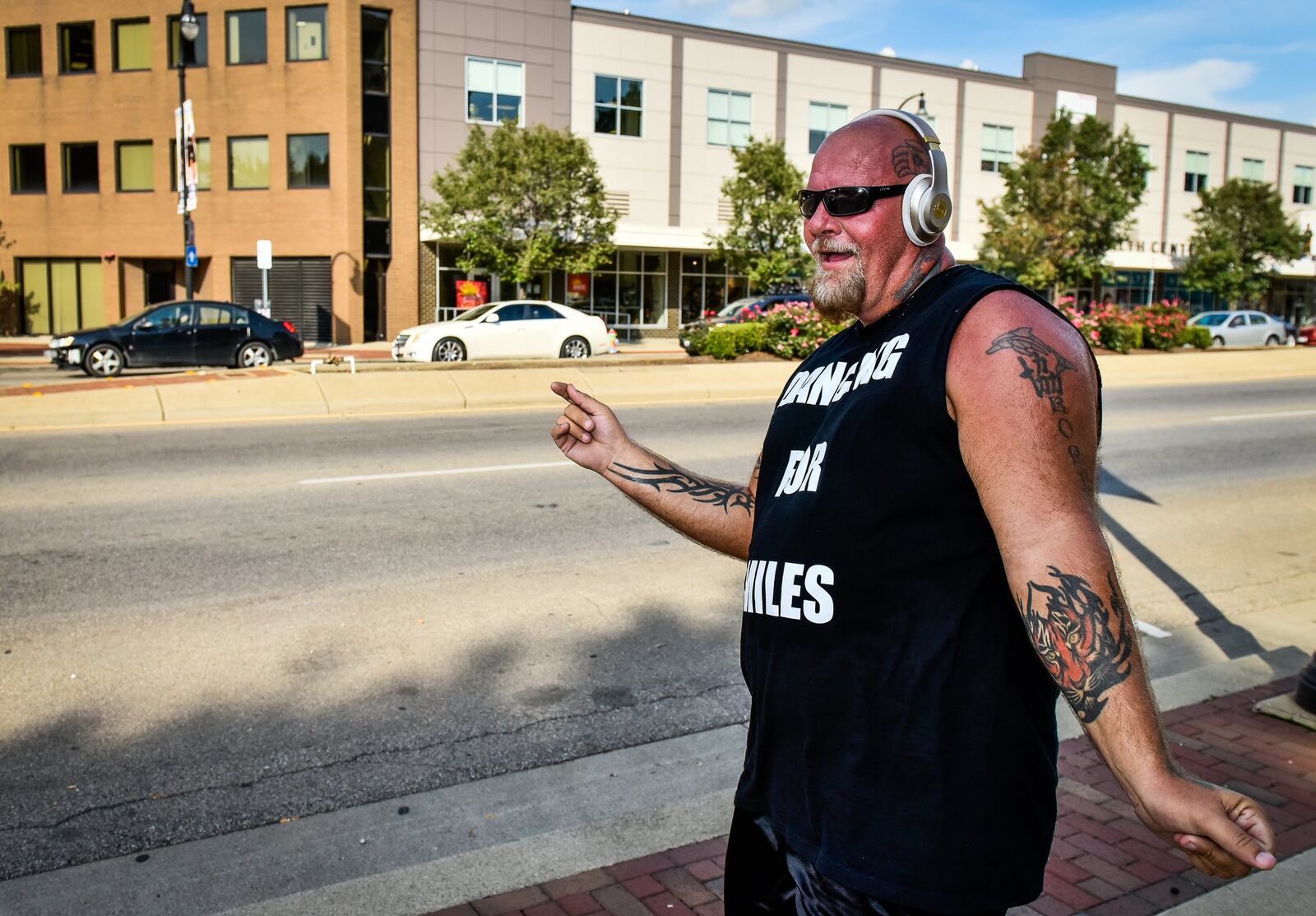 John Drury, known as The Dancing Trucker, said he lost 100 pounds through dance, dance fitness and Zumba. NICK GRAHAM/STAFF
