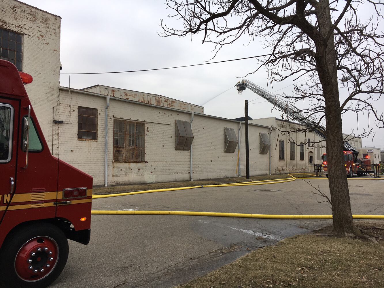PHOTOS: Vacant warehouse fire in Middletown