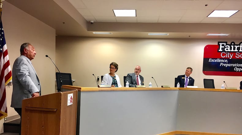 The Fairfield Board of Education voted Thursday night, July 13, to approve the district’s new “Bullying and Harassment Officer” “to coordinate district preventives and training for students, staff and parents. MICHAEL D. CLARK/STAFF