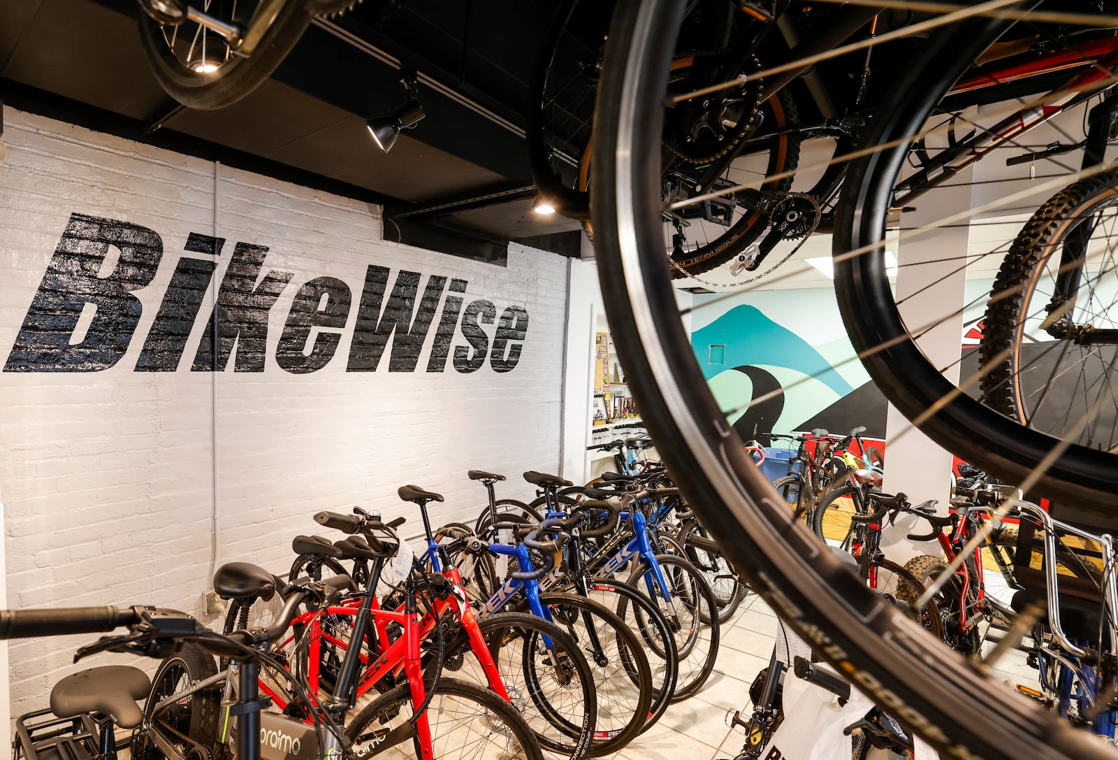 BikeWise bicycle shop in Oxford offers a variety of bicycles and a full service repair shop. NICK GRAHAM/STAFF
