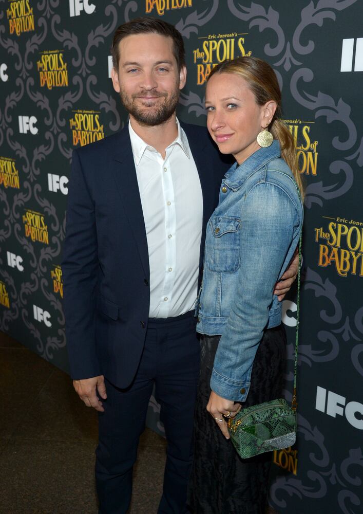 Tobey Maguire and Jennifer Meyer