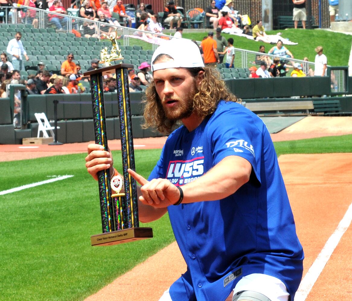 Bengals Play Celebrity Softball Game at Day Air Ballpark