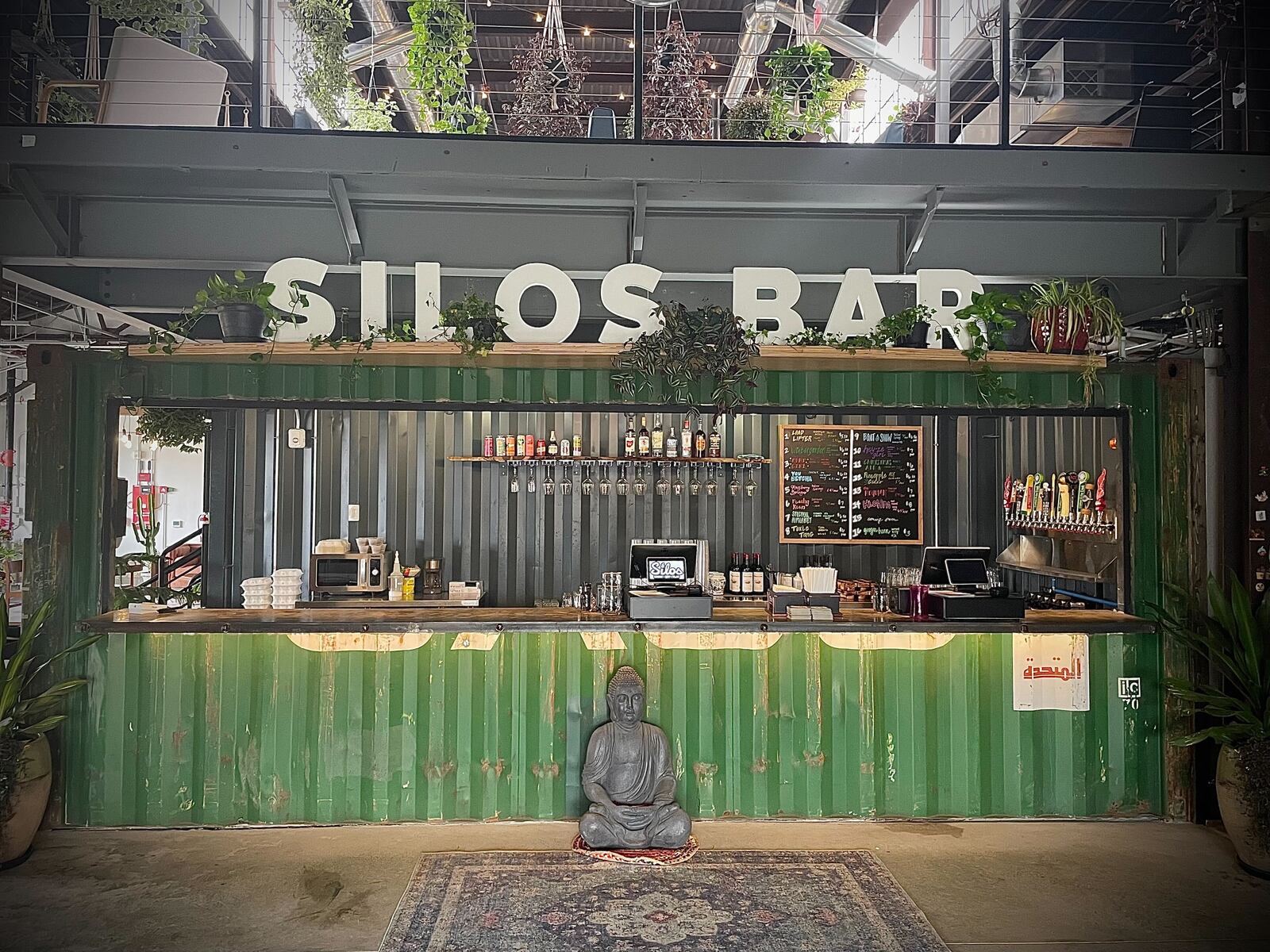 The Silos, a food hall and beer garden with 13,000-square-feet of outdoor space, is located at 810 E. First St. in Dayton. NATALIE JONES/STAFF