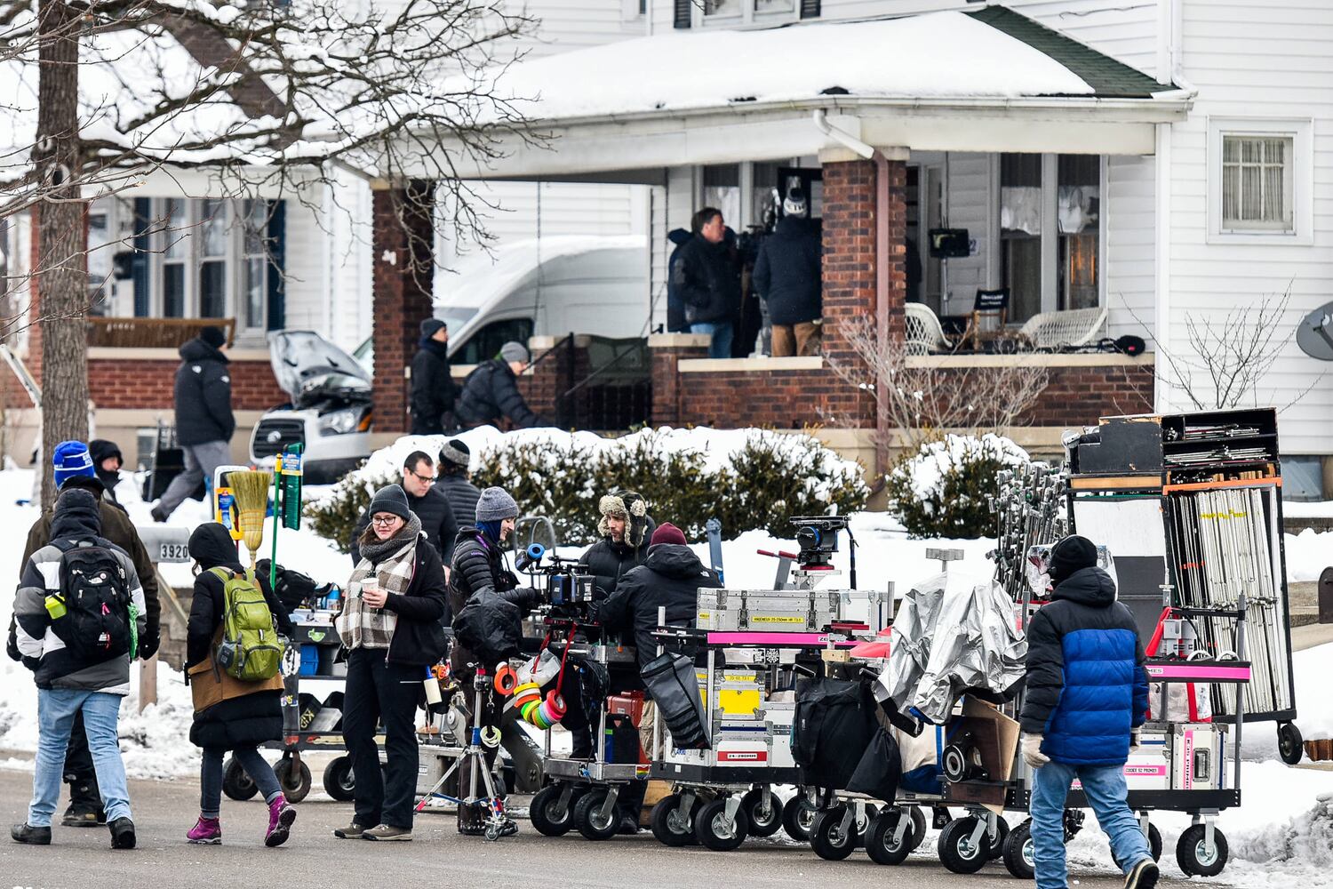 Movie starring Mark Ruffalo and Anne Hathaway filming in Hamilton