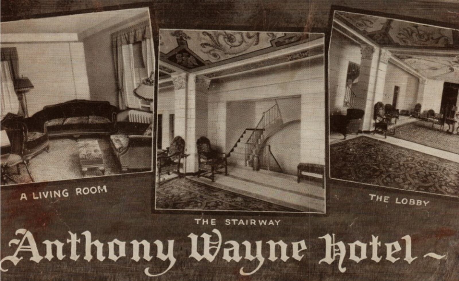 Anthony Wayne Hotel interior view from a 1920s era advertisement. CONTRIBUTED/Butler County Historical Society