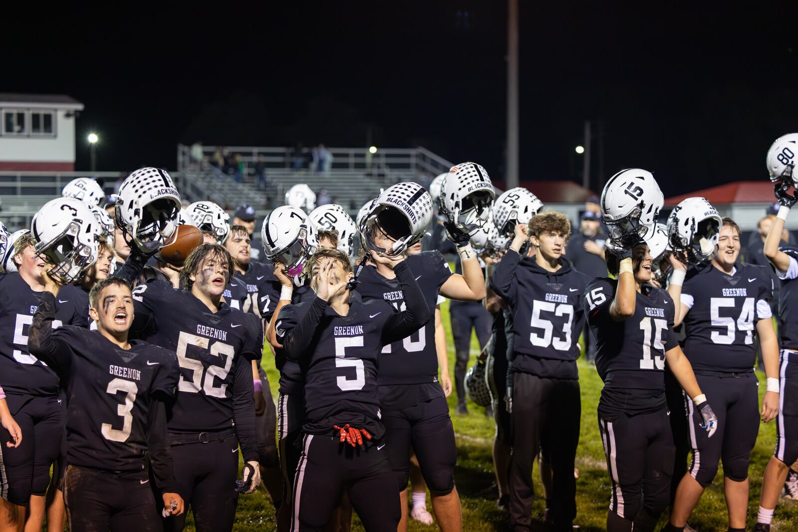 The Greenon High School football team beat Catholic Central 21-19 on Friday, Oct. 10 at Greenon Stadium in Springfield. RODNEY GETZ / CONTRIBUTED PHOTO