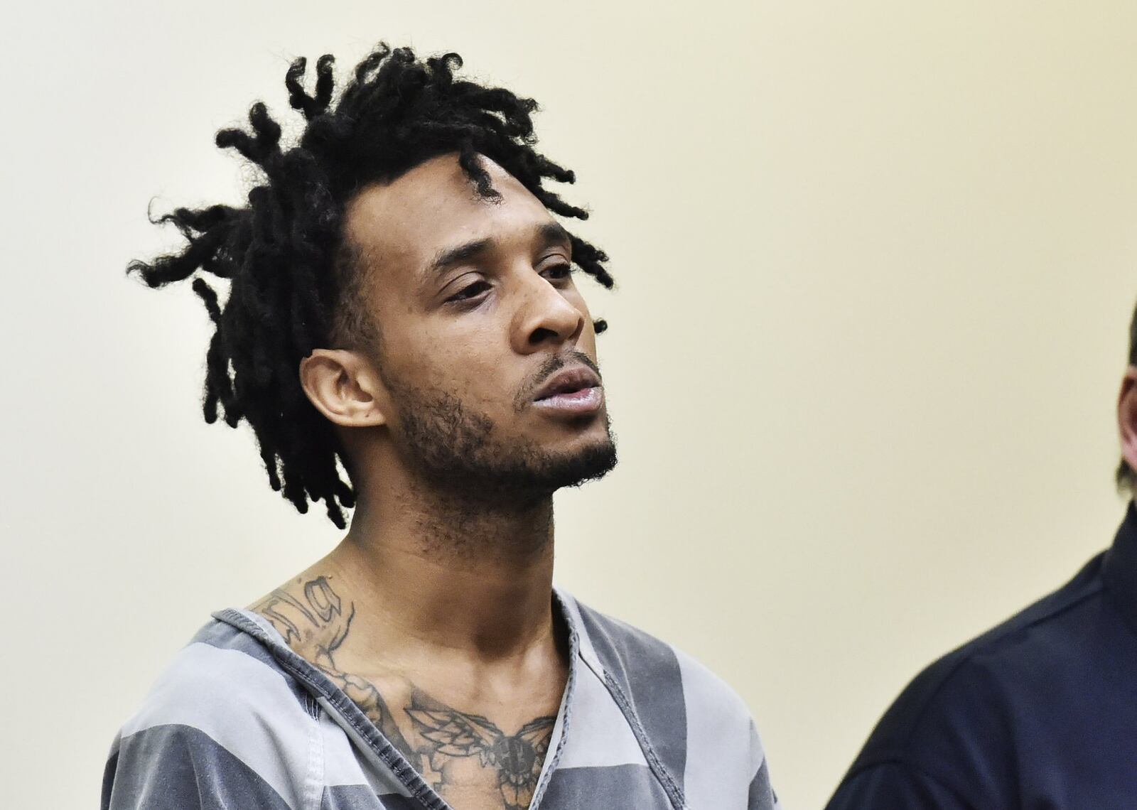 Bond was set at $300,000 this morning for Ladarius V. Hawkins, 28, of Middletown, who was charged with aggravated vehicular homicide for allegedly running a red light and killing the driver of another vehicle. NICK GRAHAM/STAFF