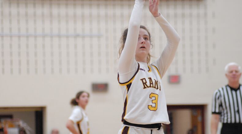 Ross junior Lanie Lipps led the Rams in scoring in their win over Bellbrook on Thursday night. Chris Vogt/CONTRIBUTED