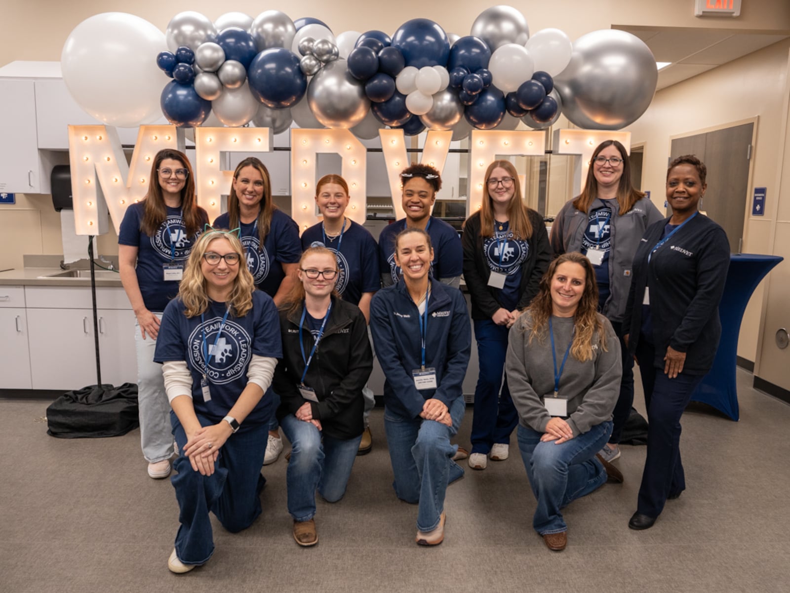 MedVet has a veterinarian on staff at all hours to assess and triage patients and it is not necessary to have an appointment. Currently the site only accepts dogs and cats, but has future plans to provide care for exotic pets. Shown here is the current MedVet West Chester staff. CONTRIBUTED