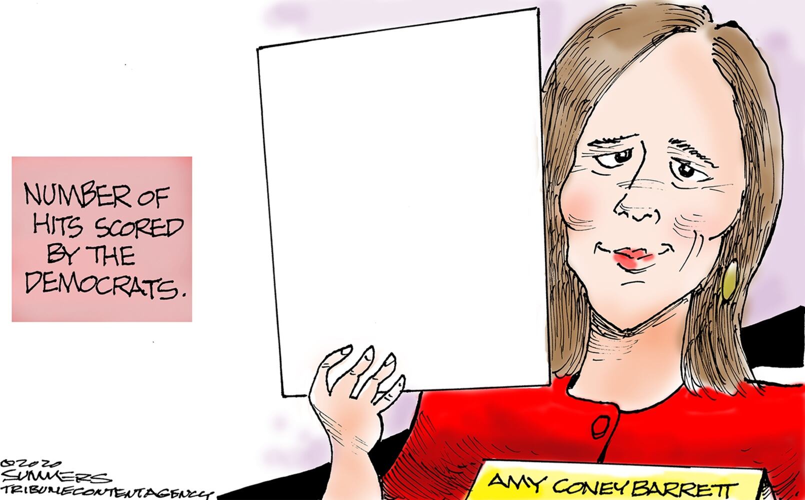 Week in cartoons: Town halls, Amy Coney Barrett and more
