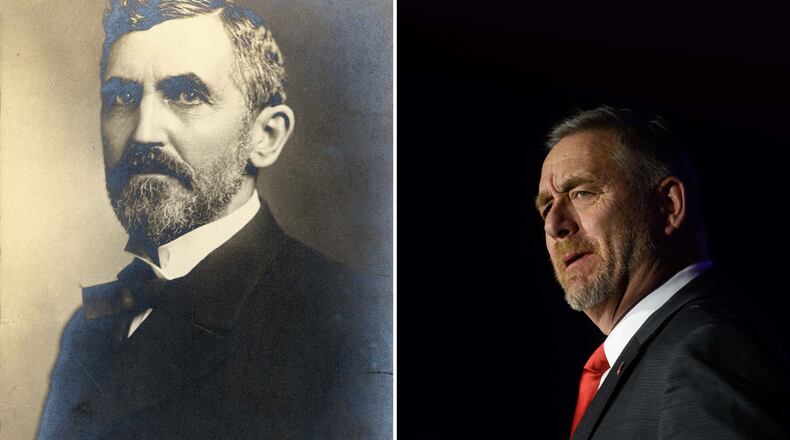 Left: Former Ohio Gov. John Pattison. Right: Ohio Attorney General-elect Dave Yost.