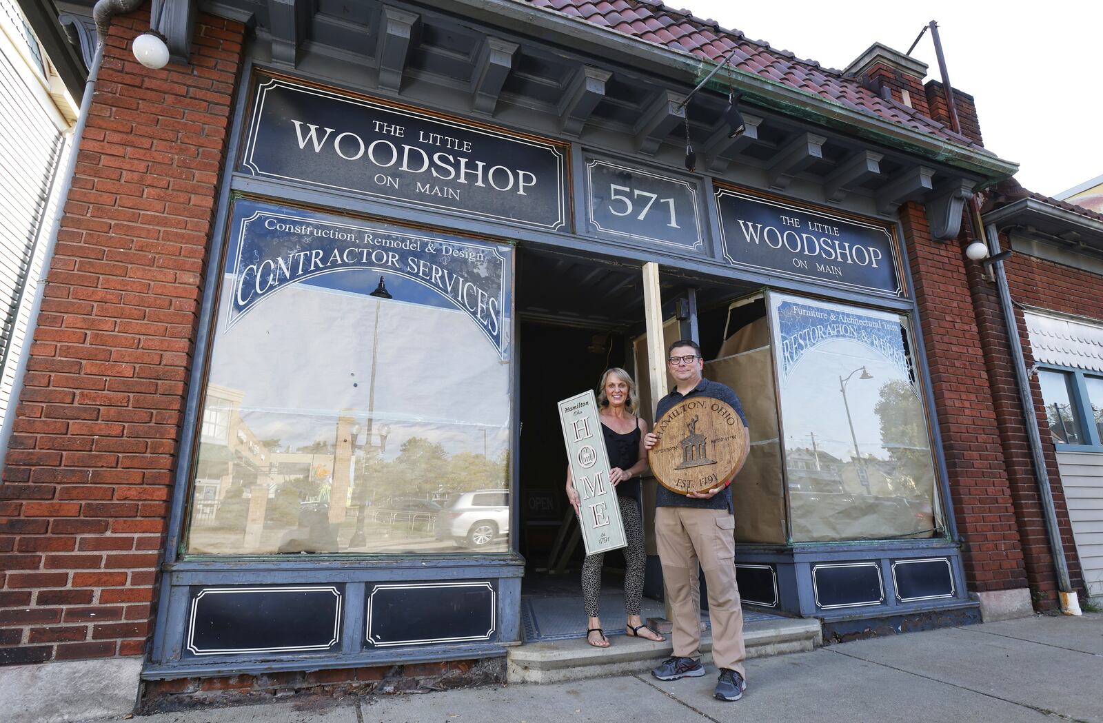 Kelly and Brian Robinson have bought The Little Woodshop on Main and are expanding there Main High Laserworks business to the location. NICK GRAHAM/STAFF