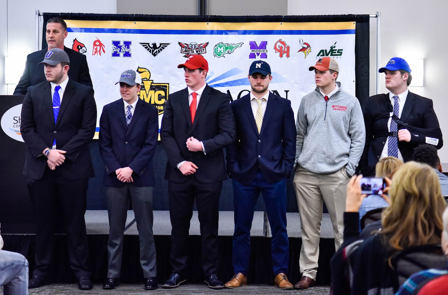 GMC football signing day ceremony