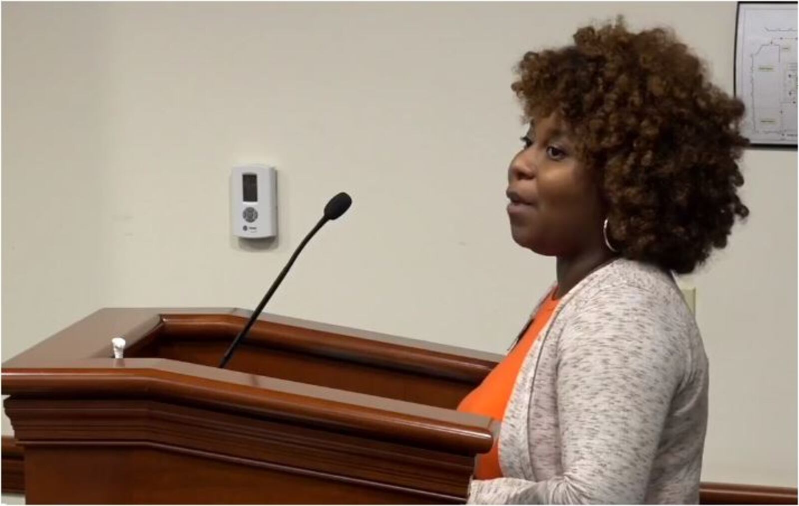 Charla Hale of YWCA Hamilton recently told Hamilton City Council about a new anti-hate coalition being formed in the city. MIKE RUTLEDGE/STAFF