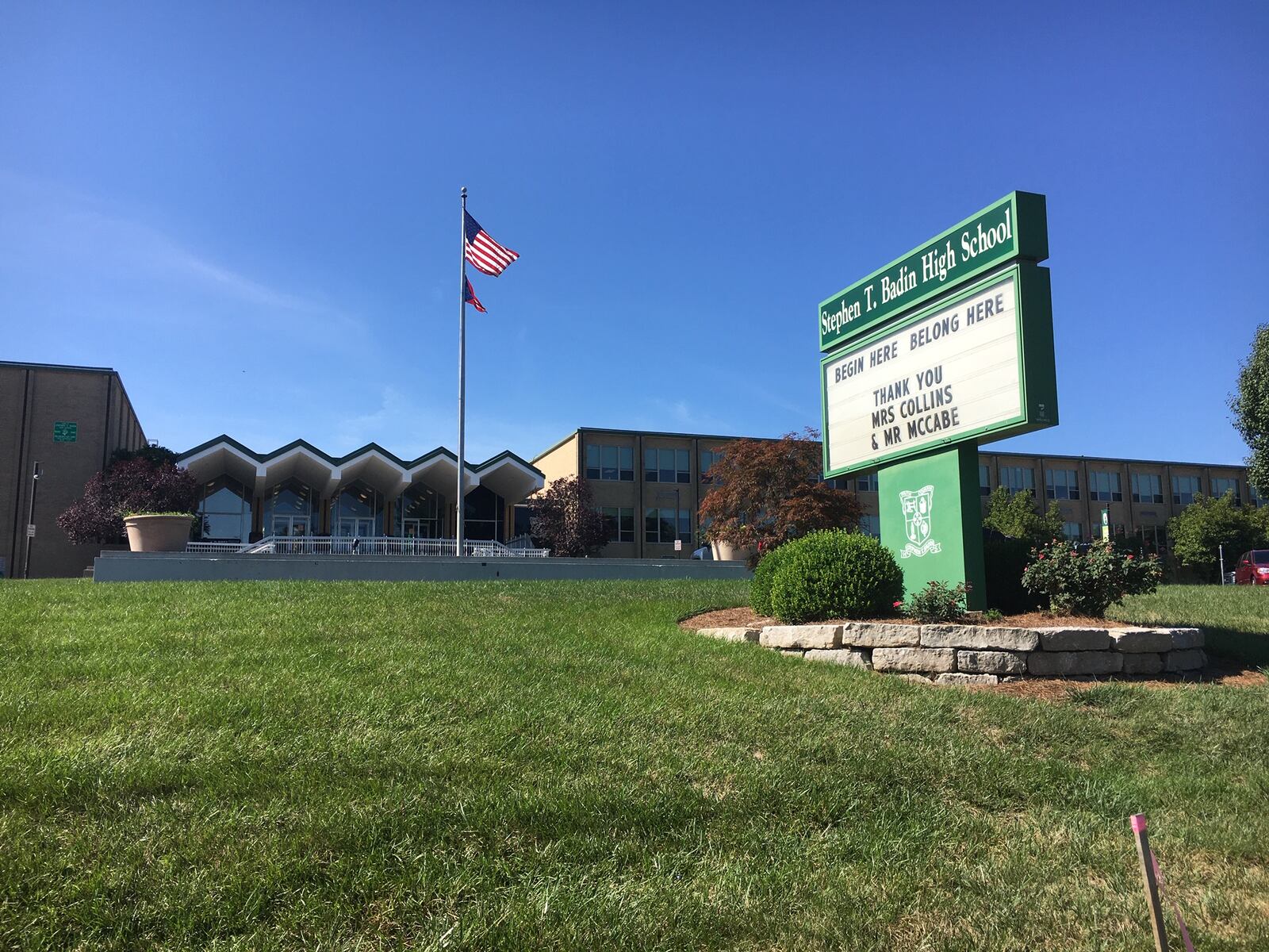 More than 600 students at Badin High School will have to learn remotely from home today after school officials announced a watermain break near the Hamilton campus. (File Photo\Journal-News)
