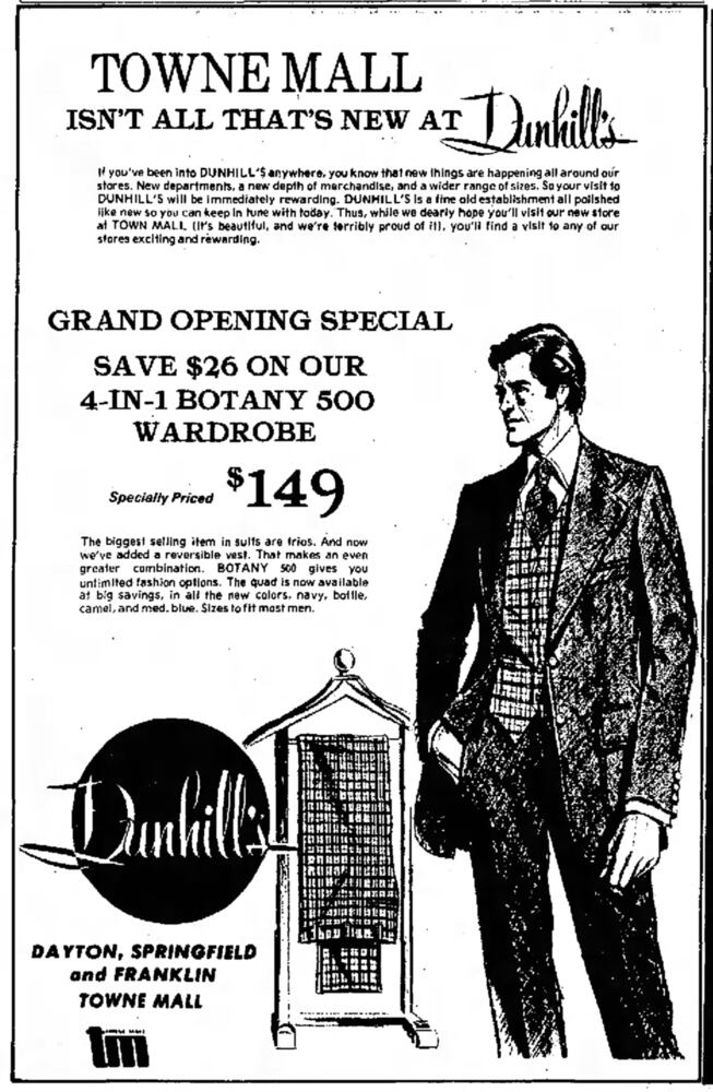 Towne Mall 1977 grand opening
