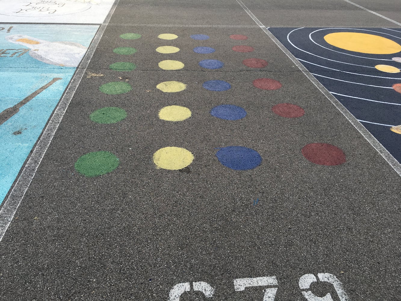 Lakota West High School parking lot spaces