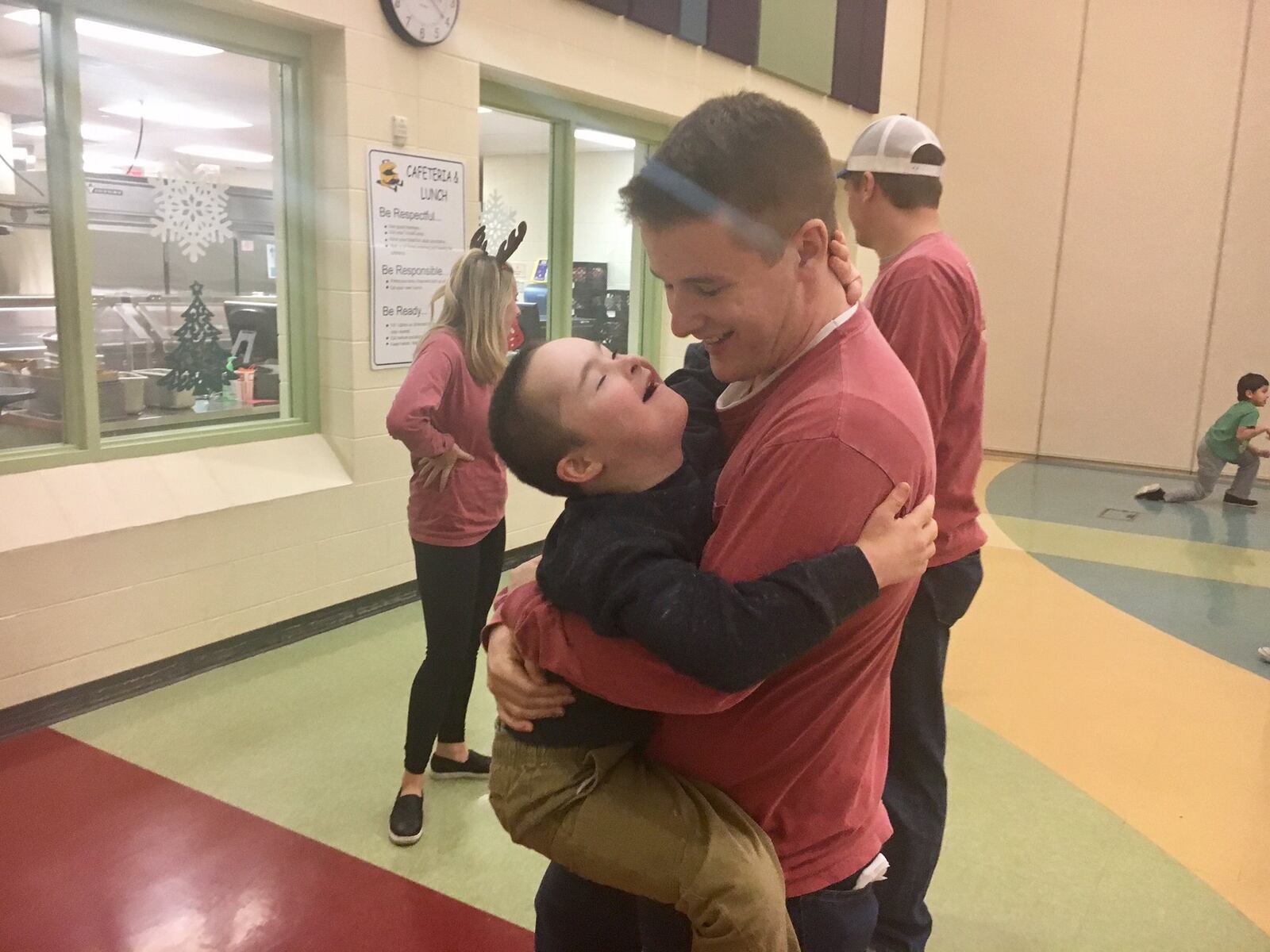 It’s a regular Miami University fraternity hang out that also brings joy to the special needs kids at Hamilton School’s Bridgeport Elementary. The weekly “Fraternity Friday” event brings members of Miami’s Pi Kappa Phi to bond with the boys and girls at the Butler County school.