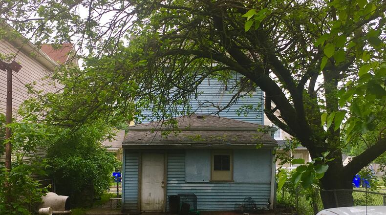 No visible damage other than a few broken windows at 339 S 11th St. in Hamilton after a Tuesday evening fire. Hamilton fire officials say the blaze was minor and no one was injured.